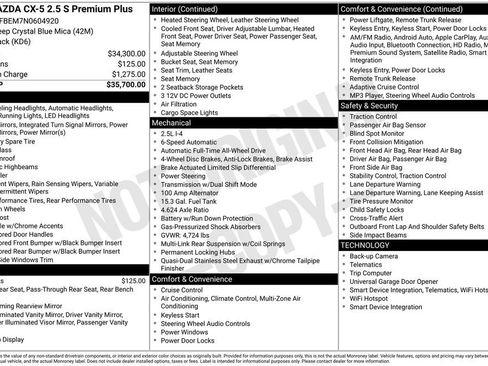 Used 2022 MAZDA CX-5 AWD 2.5 S w/ Premium Plus Pkg image 21