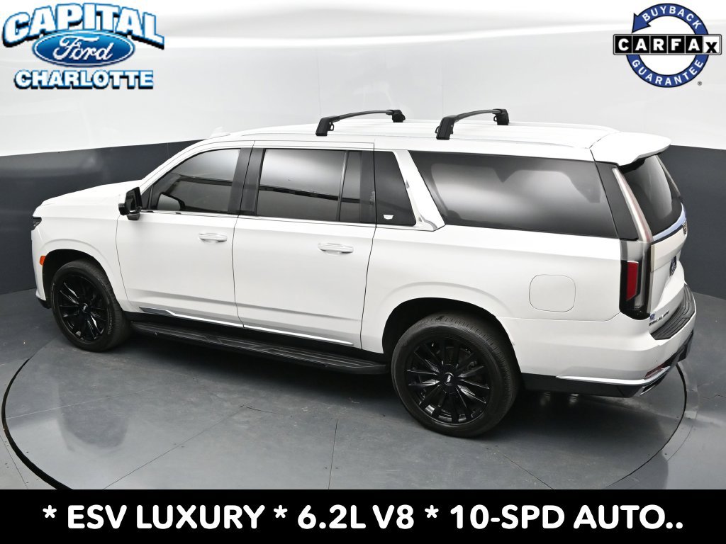 Used 2022 Cadillac Escalade ESV Luxury w/ LPO, Floor Liner Package AWD/4WD image 28