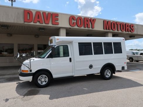Used 2014 Chevrolet Express 3500 w/ School Bus Package RWD image 1