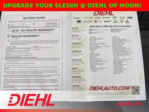 Certified 2020 RAM 1500 Big Horn image 8