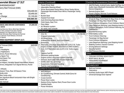 Used 2021 Chevrolet Blazer LT image 10