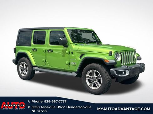Used 2019 Jeep Wrangler Unlimited Sahara w/ Cold Weather Group AWD/4WD image 1