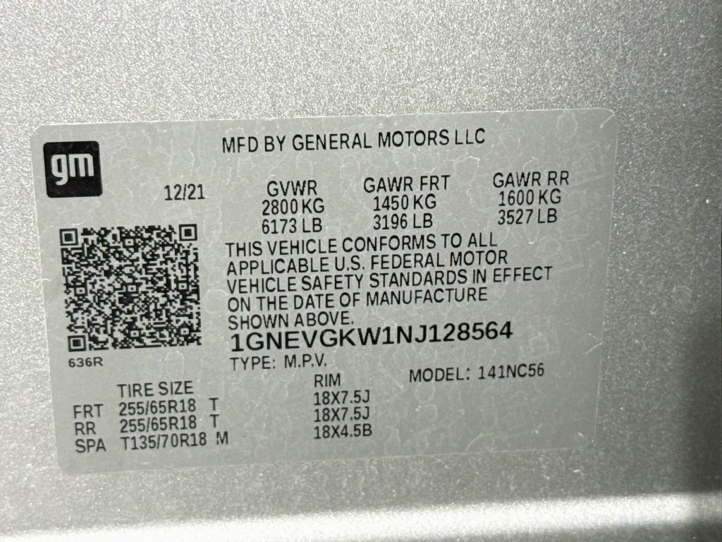 Used 2022 Chevrolet Traverse LT AWD/4WD image 39