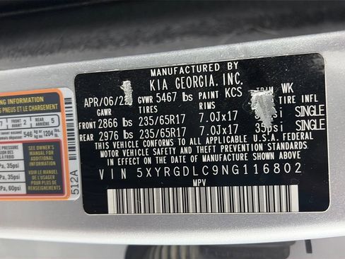 Used 2022 Kia Sorento LX AWD/4WD image 9