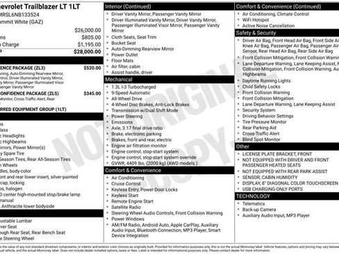 Used 2022 Chevrolet TrailBlazer LT w/ Convenience Package image 5