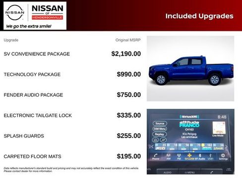New 2024 Nissan Frontier SV w/ SV Convenience Package image 2