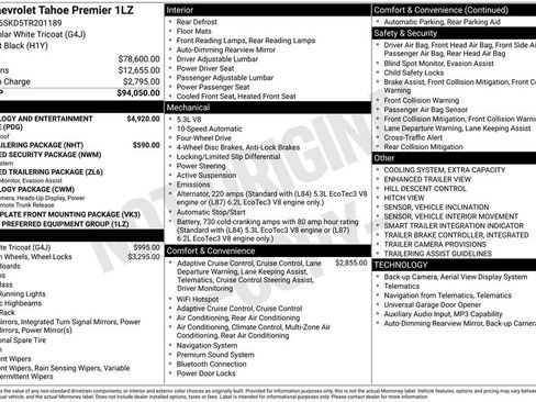 Used 2026 Chevrolet Tahoe Premier AWD/4WD image 35
