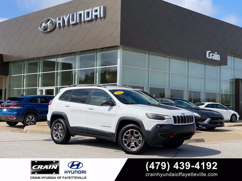 Used 2021 Jeep Cherokee Trailhawk AWD/4WD image 1