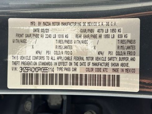Used 2023 MAZDA MAZDA3 s image 33