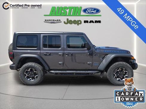 Certified 2021 Jeep Wrangler Unlimited Rubicon 4xe w/ Dual Top Group AWD/4WD image 6