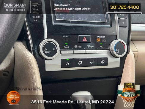 Used 2013 Toyota Camry LE image 11