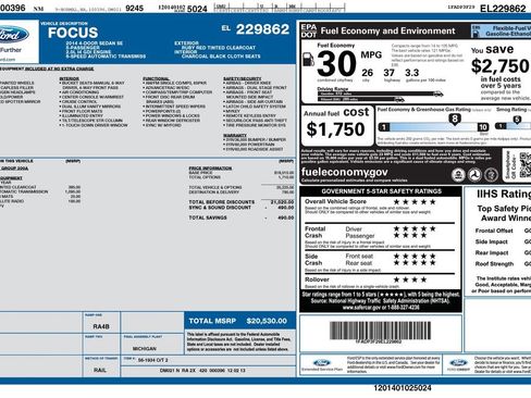Used 2014 Ford Focus SE FWD image 3