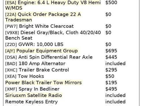 Used 2017 RAM 2500 Tradesman w/ Popular Equipment Group image 4