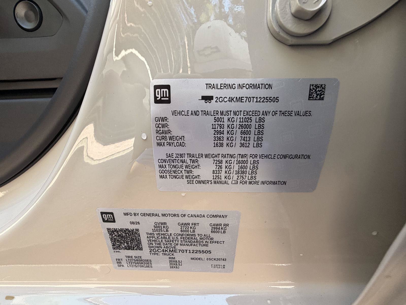 New 2026 Chevrolet Silverado 2500 Custom w/ Custom Value Package AWD/4WD image 49