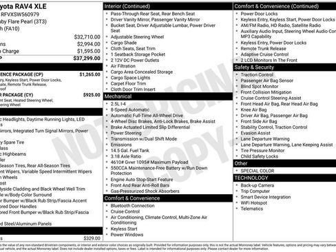 Used 2025 Toyota RAV4 XLE w/ Convenience Package AWD/4WD image 2