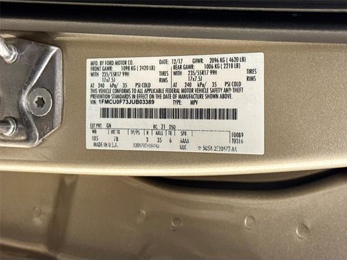 Used 2018 Ford Escape S FWD image 27