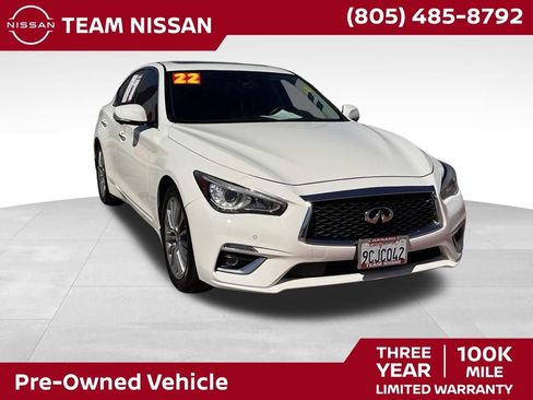 Used 2022 INFINITI Q50 Luxe w/ Cargo Package RWD image 1