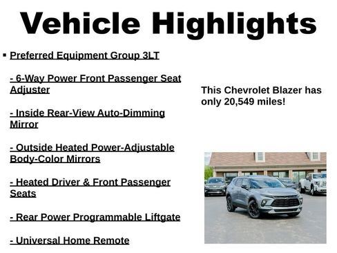 Used 2023 Chevrolet Blazer LT w/ Midnight/Sport Edition AWD/4WD image 34