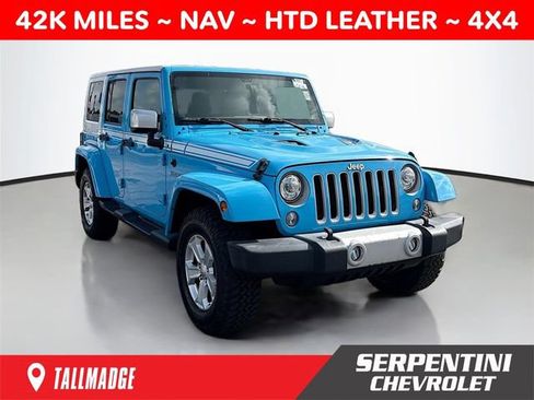 Used 2017 Jeep Wrangler Unlimited Sahara w/ Quick Order Package 24E Chief AWD/4WD image 1