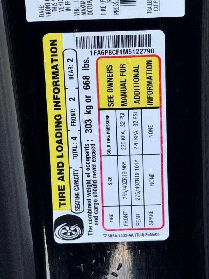 Used 2021 Ford Mustang GT Premium w/ GT Performance Package RWD image 18