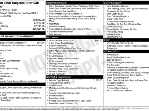New 2026 RAM 1500 Tungsten AWD/4WD image 3