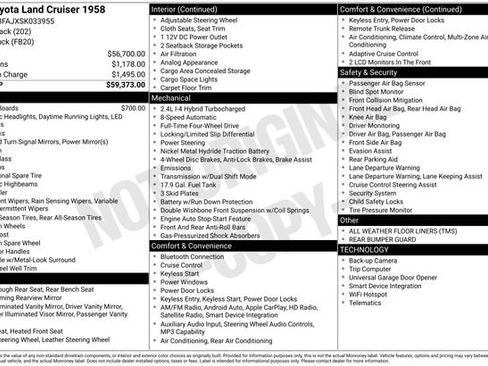 Used 2025 Toyota Land Cruiser 1958 AWD/4WD image 7