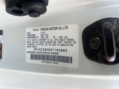 Used 2004 Nissan 350Z Touring w/ Aerodynamics Pkg image 27