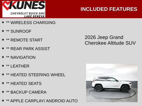 Used 2026 Jeep Grand Cherokee Altitude AWD/4WD image 2