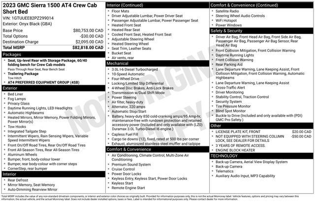 Used 2023 GMC Sierra 1500 AT4 AWD/4WD image 25