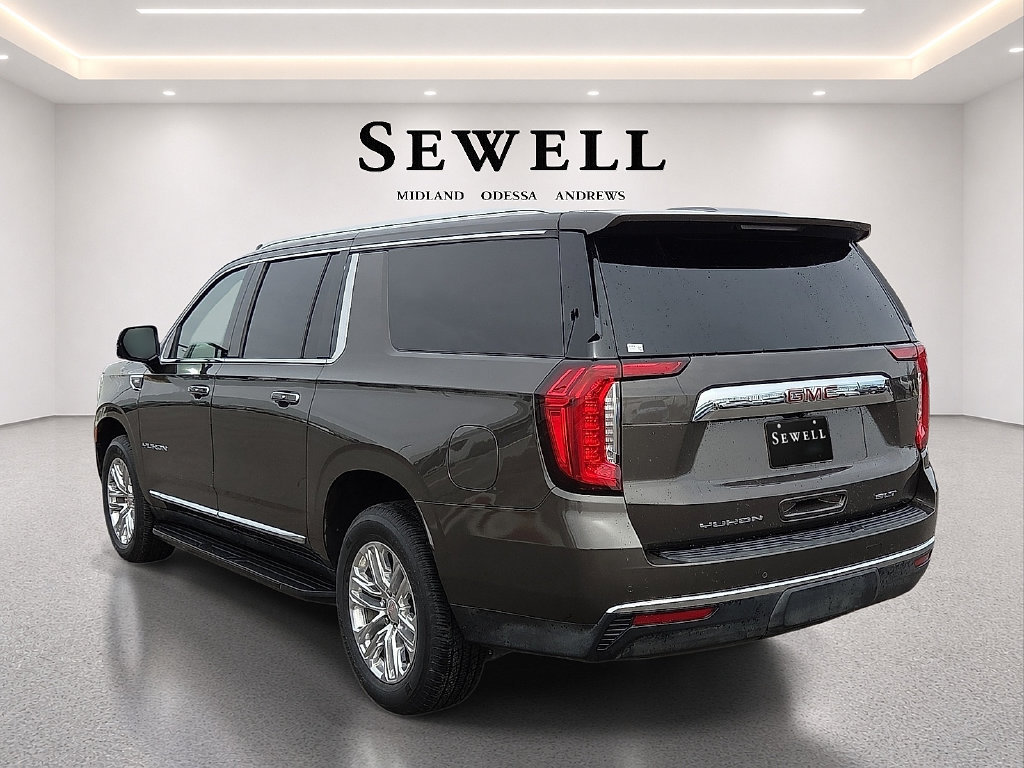 Used 2021 GMC Yukon XL SLT w/ Rear Media and Nav Package RWD image 3