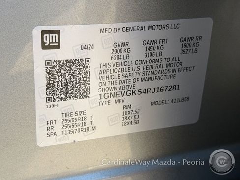Used 2024 Chevrolet Traverse LT AWD/4WD image 33