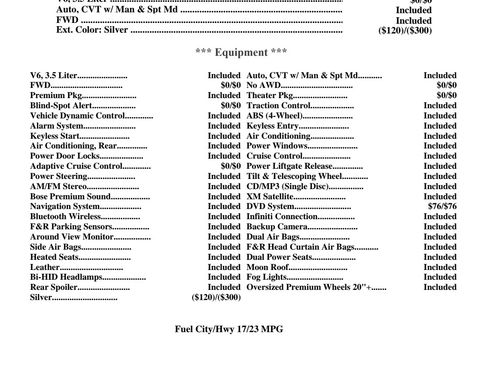 Used 2013 INFINITI JX35 FWD w/ Premium Pkg image 5