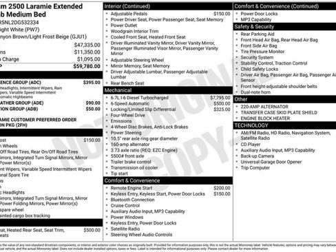 Used 2013 RAM 2500 Laramie w/ Convenience Group image 2