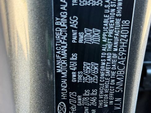 Used 2023 Hyundai Tucson SEL AWD/4WD image 27