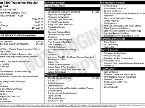 Used 2021 RAM 2500 Tradesman RWD image 9