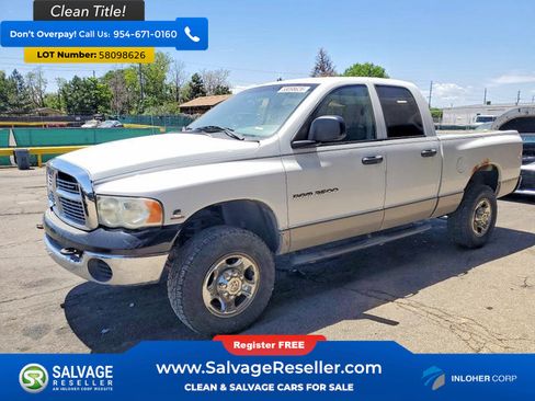 Used 2005 Dodge Ram 2500 Truck SLT w/ Trailer Tow Group AWD/4WD image 1