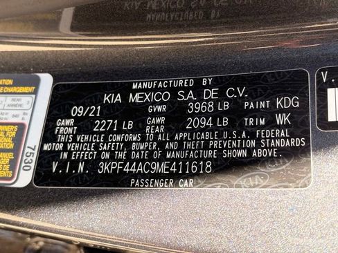 Used 2021 Kia Forte GT w/ GT2 Package FWD image 24