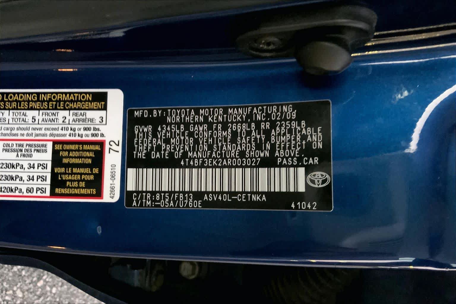Used 2010 Toyota Camry LE FWD image 24
