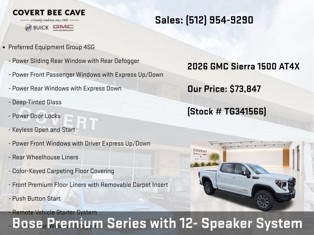 New 2026 GMC Sierra 1500 AT4X AWD/4WD image 9