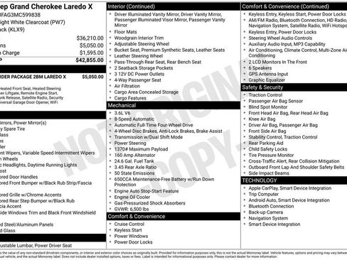 Certified 2021 Jeep Grand Cherokee Laredo X AWD/4WD image 13