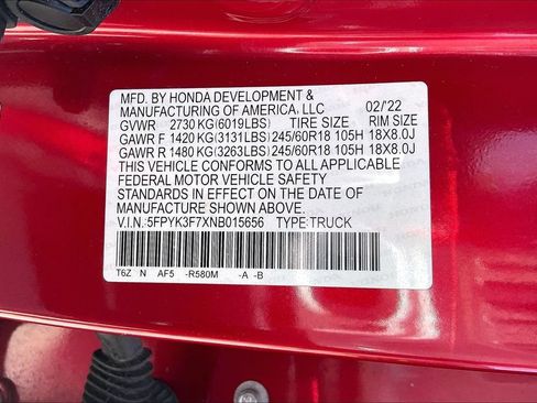 Used 2022 Honda Ridgeline RTL-E image 19