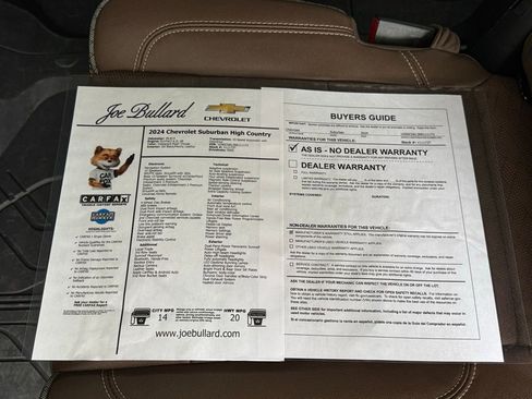 Used 2024 Chevrolet Suburban High Country w/ Max Trailering Package RWD image 43