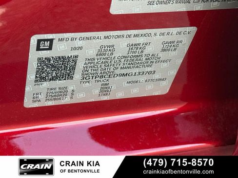 Used 2021 GMC Sierra 1500 Elevation w/ Preferred Package RWD image 35