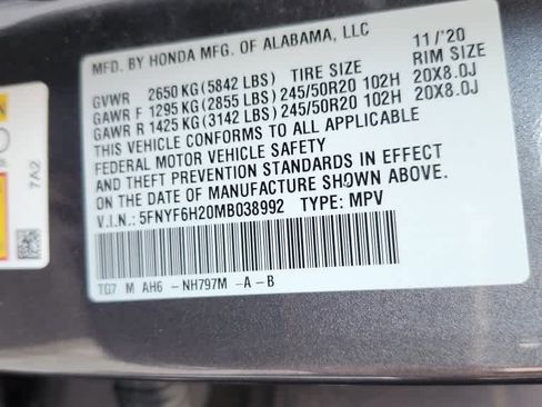 Used 2021 Honda Pilot Special Edition image 23