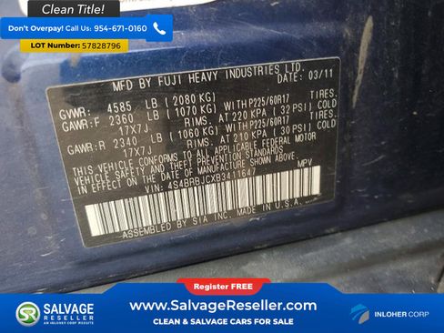 Used 2011 Subaru Outback 2.5i Limited AWD/4WD image 17
