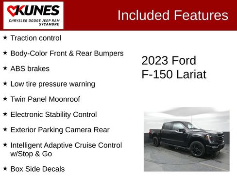 Used 2023 Ford F150 Lariat w/ Equipment Group 502A High image 4