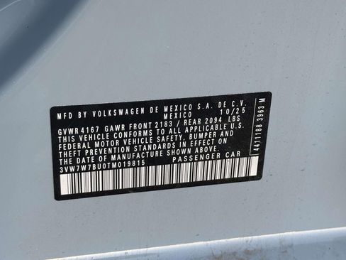 New 2026 Volkswagen Jetta SE image 16