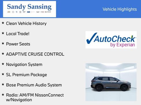 Used 2023 Nissan Rogue SL w/ SL Premium Package FWD image 8