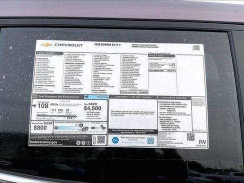 New 2026 Chevrolet Equinox EV LT FWD image 15
