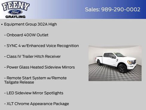 Certified 2023 Ford F150 XLT w/ Equipment Group 302A High AWD/4WD image 8